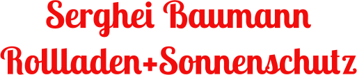 Serghei Baumann Rollladen+Sonnenschutz Logo