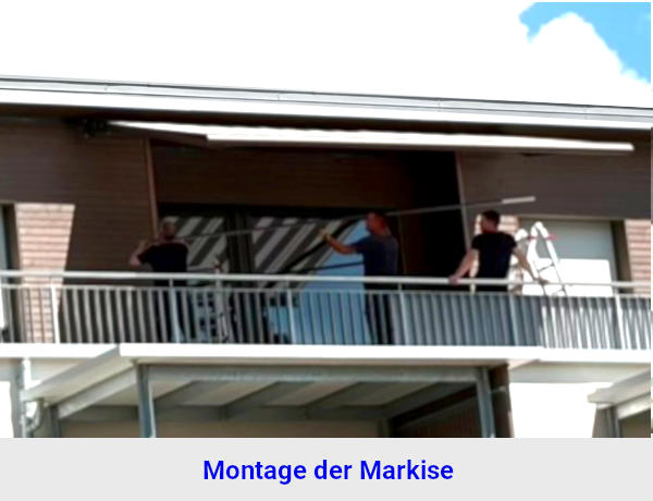LED beleuchtete Terrassenmarkise