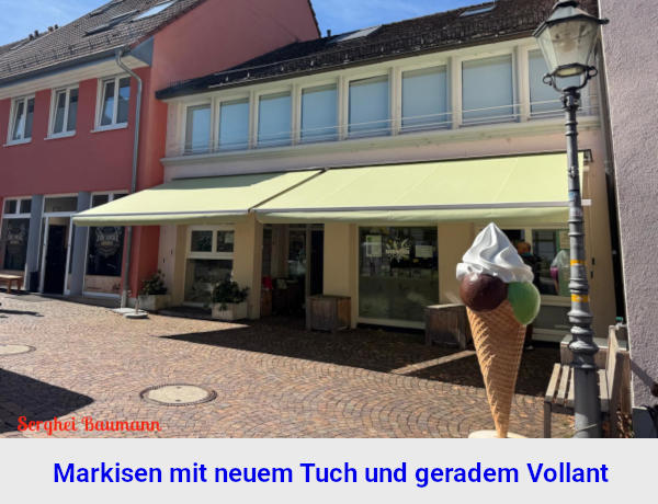 Neue Markisentücker 1